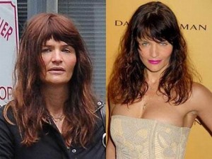 Supermodels with and without make up   Need to see these
