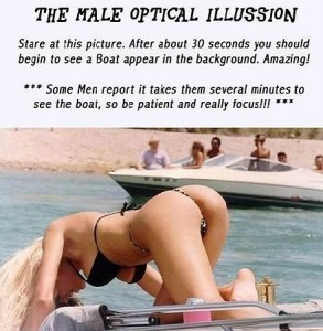 97% of MEN cant see the BOAT in this ILLUSION, but all WOMEN can?!?!