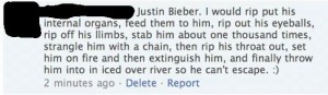 THE GUY WHO SAID THIS TO JUSTIN BIEBER ! (THE EPICEST EVER,NO JOKE) !