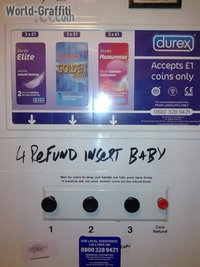 The Legend Who Wrote This On A Condom Machine!!!!