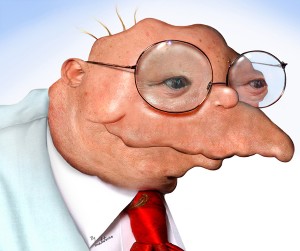 How HANS MOLEMAN (simpsons) would look, if he was real?