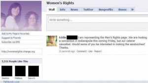I Lold at this MAN vs Woman Status update