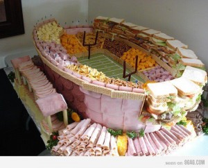 Epic Football stadium of food